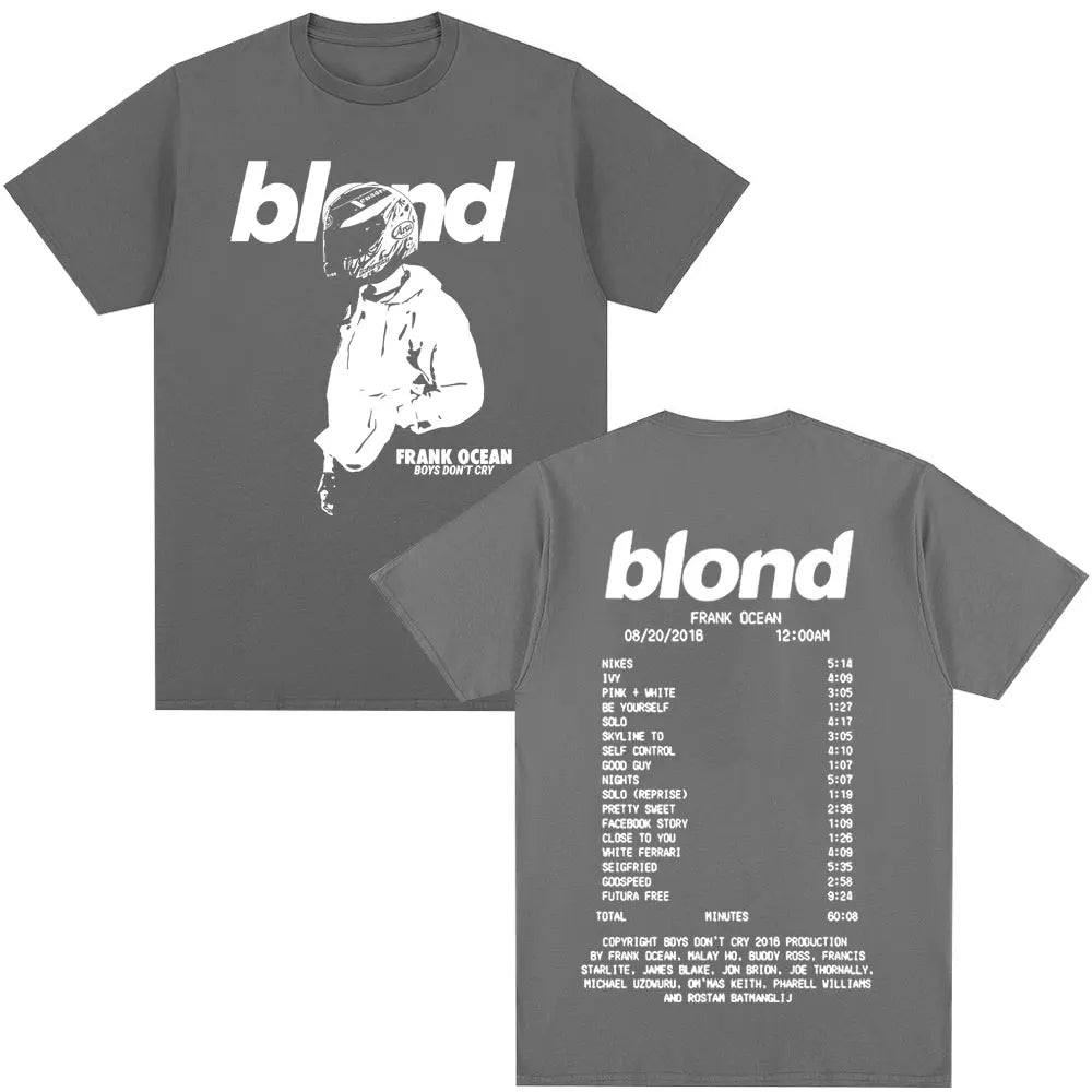 Frank Ocean Retro Graphic T-Shirt – Oversized Unisex Hip-Hop Streetwear Tee