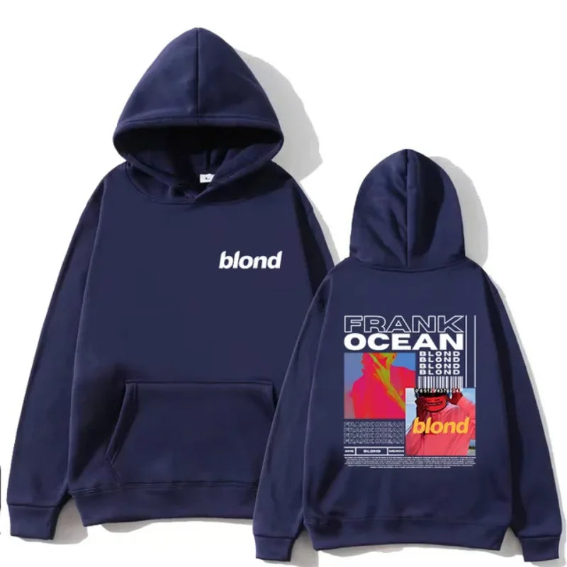 Frank Ocean "Blonde" Album Hoodie – Unisex Casual Sweatshirt for Fall/Winter