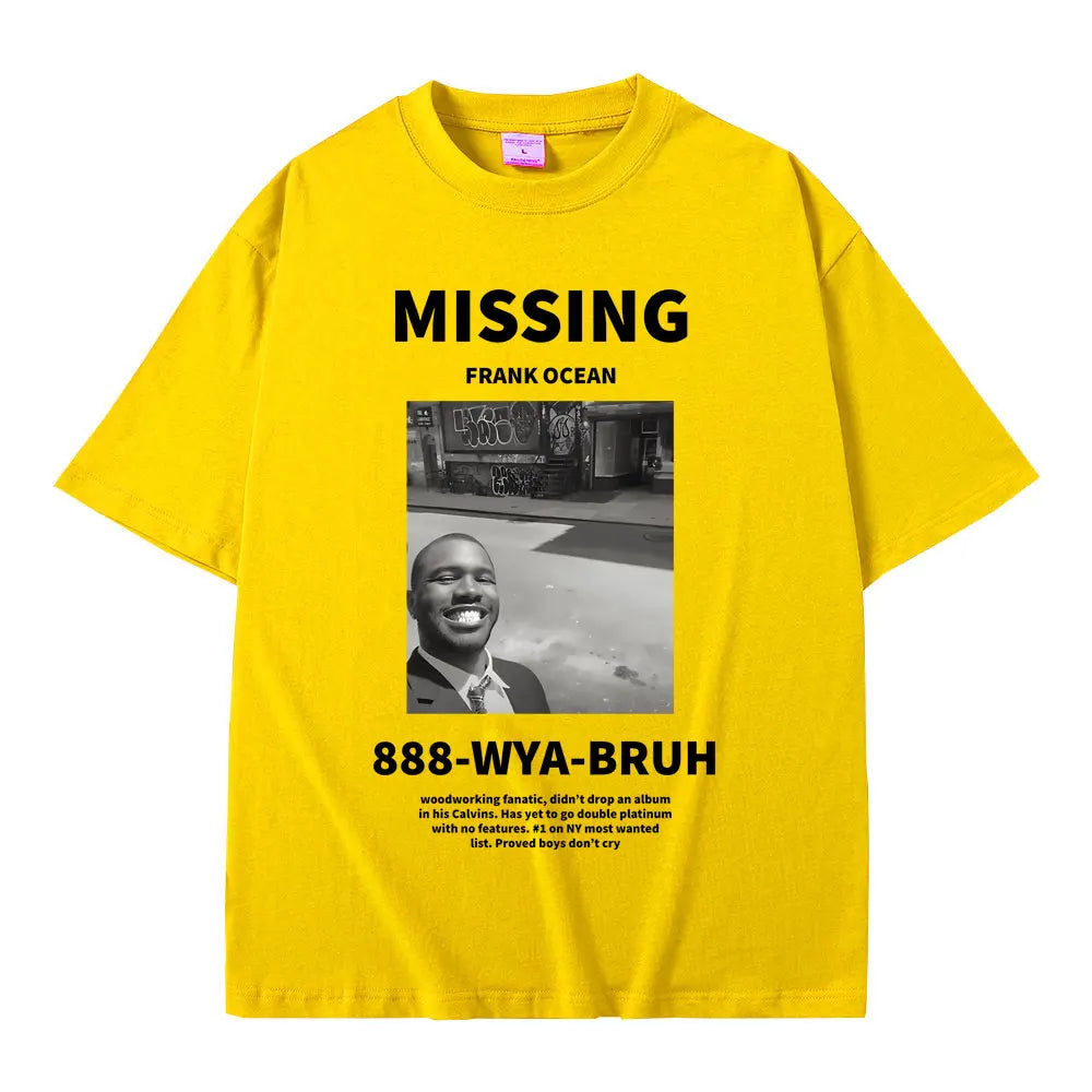 Frank Ocean Missing Vintage Tee